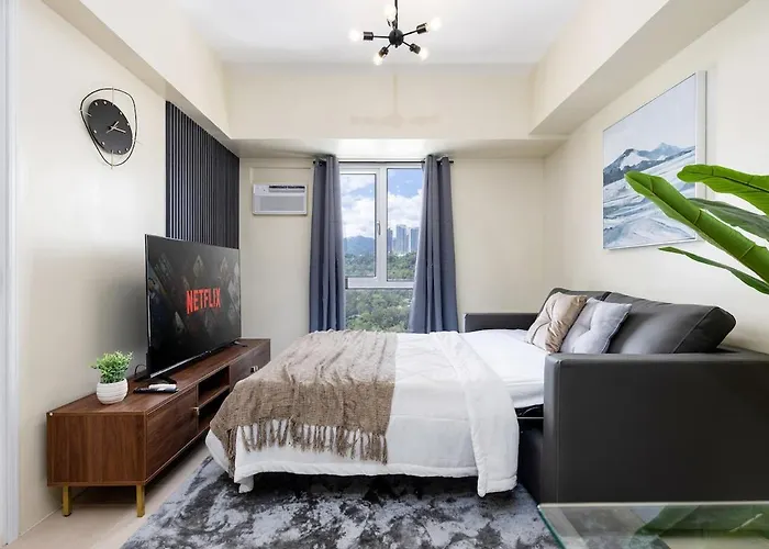Furnished 1-bedroom In Avida Towers Riala, It Park With Fast Wifi, Netflix, Pool And *